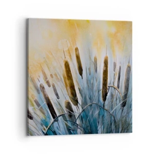 Schilderen op canvas - De kou van het water, de hitte van de zon - 70x70 cm