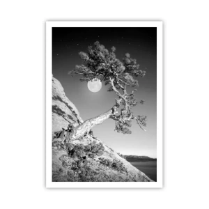 Poster - Een zegevierende jager - 70x100 cm