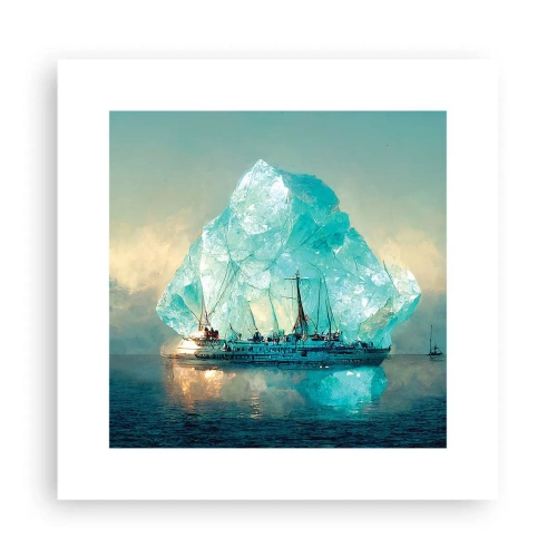Poster - Arctische diamant - 30x30 cm