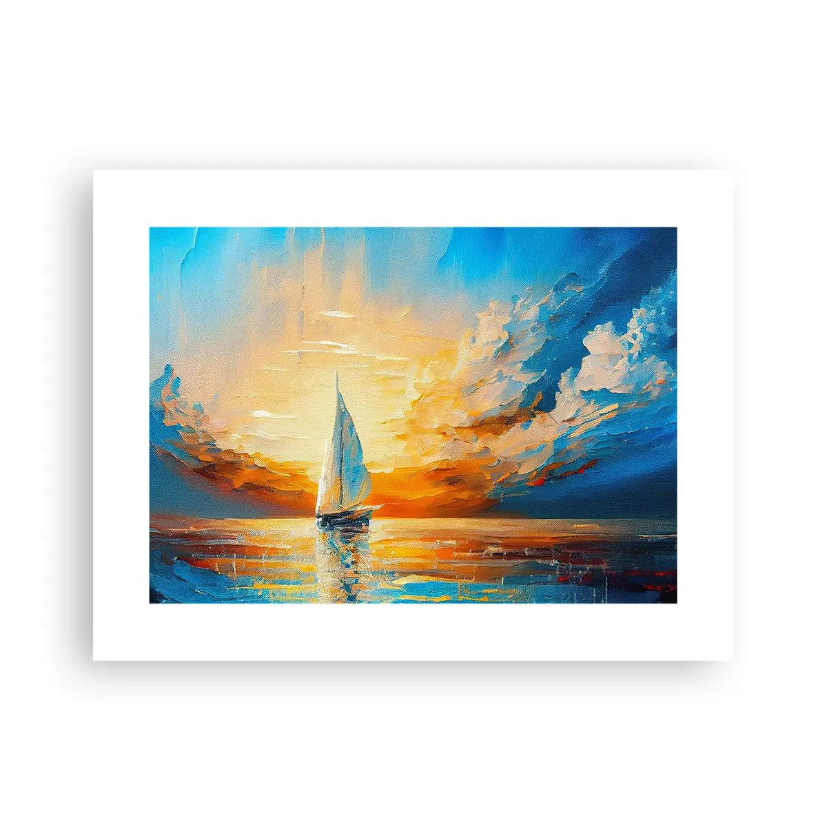 Poster - Zeilen in goud - 40x30 cm