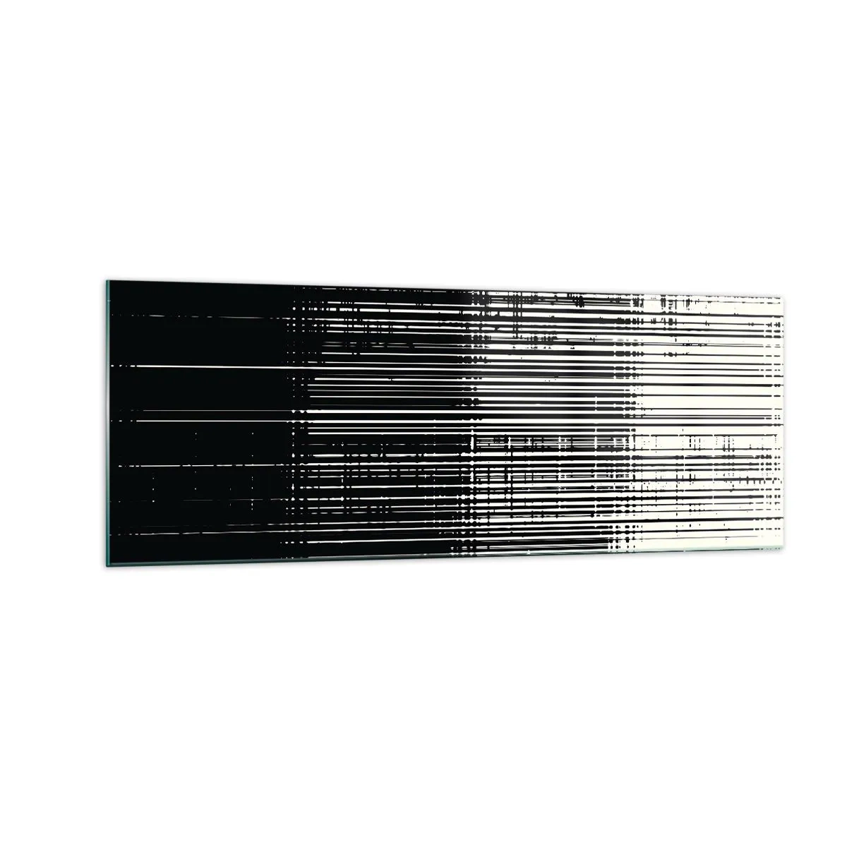 Schilderen op glas - Golven en vibraties - 140x50 cm