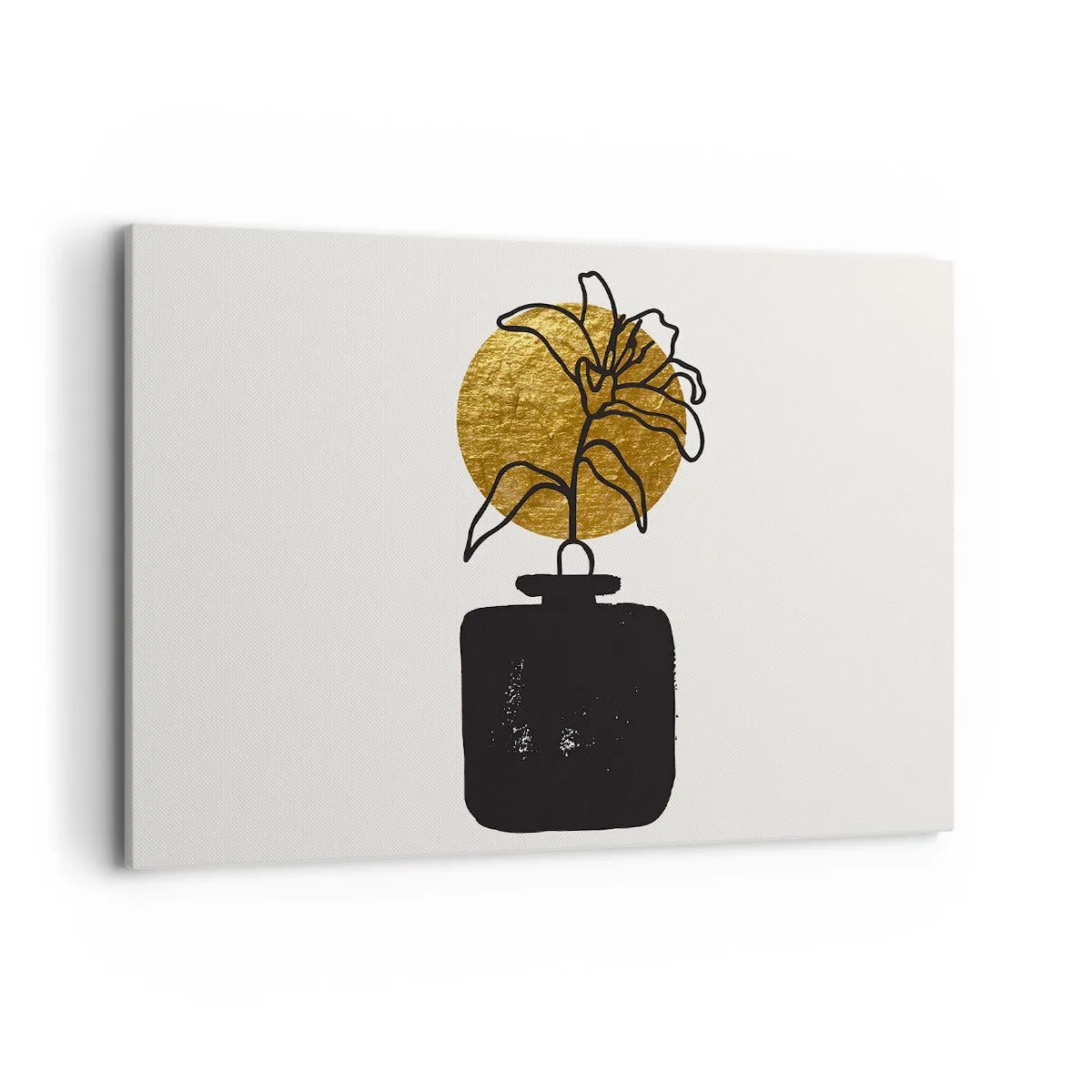 Schilderen op canvas - Schoonheid is goud waard - 100x70 cm
