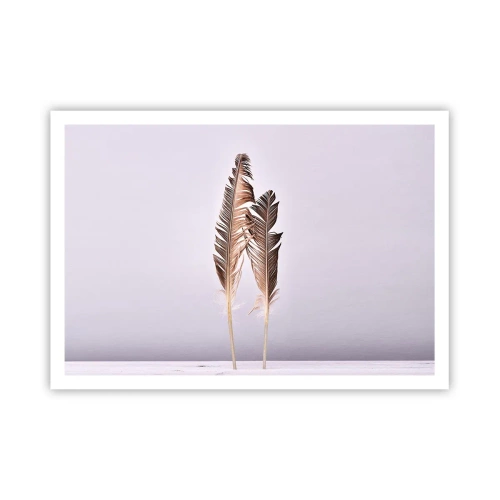 Poster - Tegen het niets - 100x70 cm