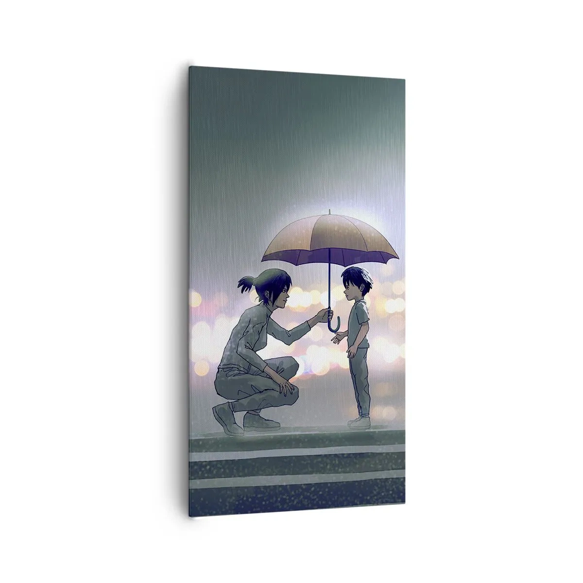 Schilderen op canvas - En het is goed nu - 65x120 cm