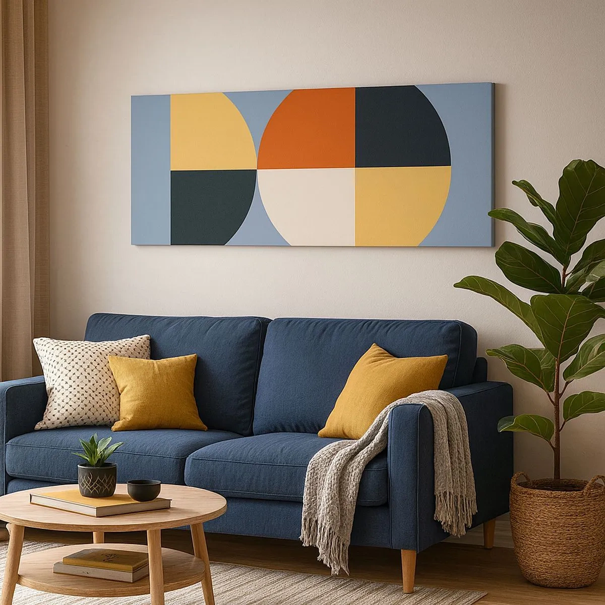 Schilderen op canvas - Kijk en tel - 100x40 cm