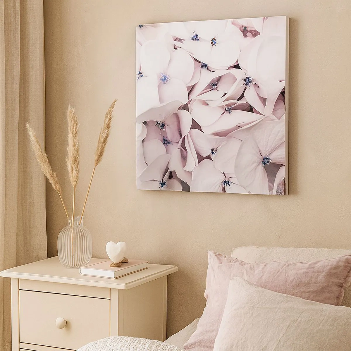 Schilderen op canvas - In een vloed van bloemen - 30x30 cm