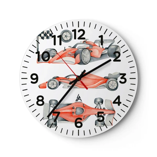 Wandklok - Klok - Jaag je droom na - 30x30 cm