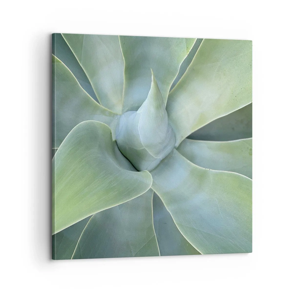 Schilderen op canvas - De geboorte van groen - 60x60 cm