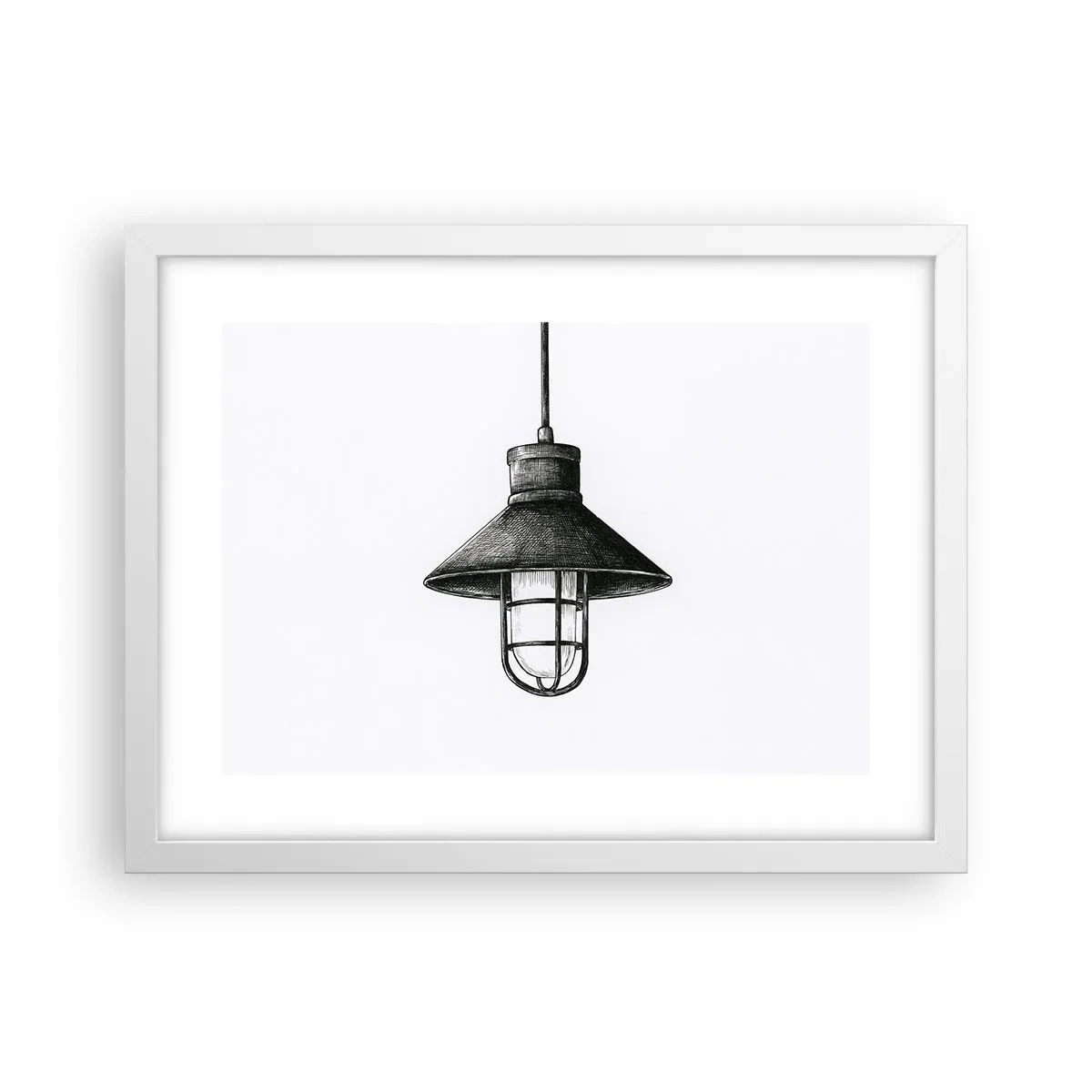 Poster in een witte lijst - Zoals jaren geleden… - 40x30 cm