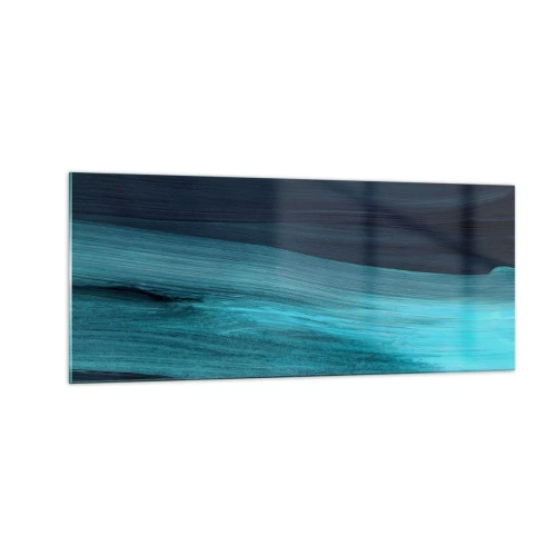 Schilderen op glas - Ga met de stroom mee - 100x40 cm