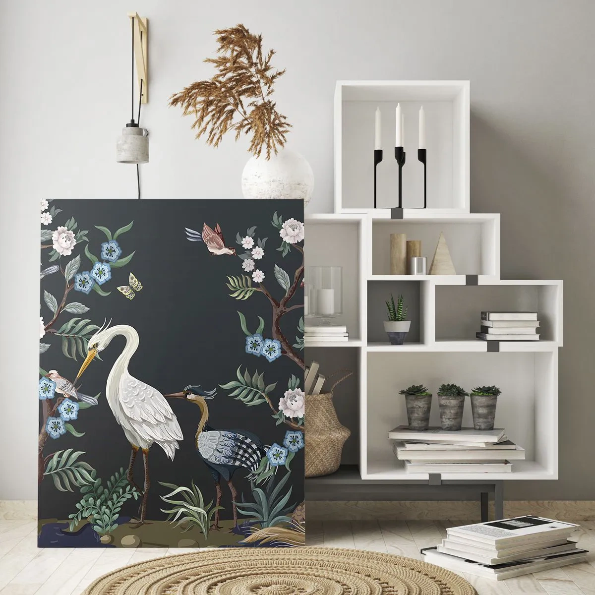 Schilderen op glas - Vogelparade - 50x70 cm