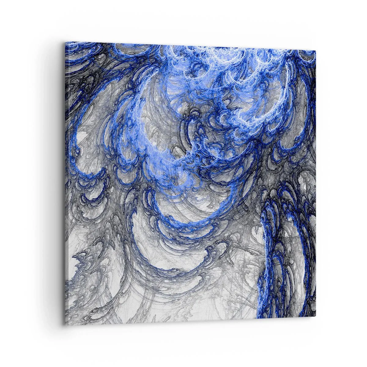 Schilderen op canvas - De geboorte van een golf - 60x60 cm