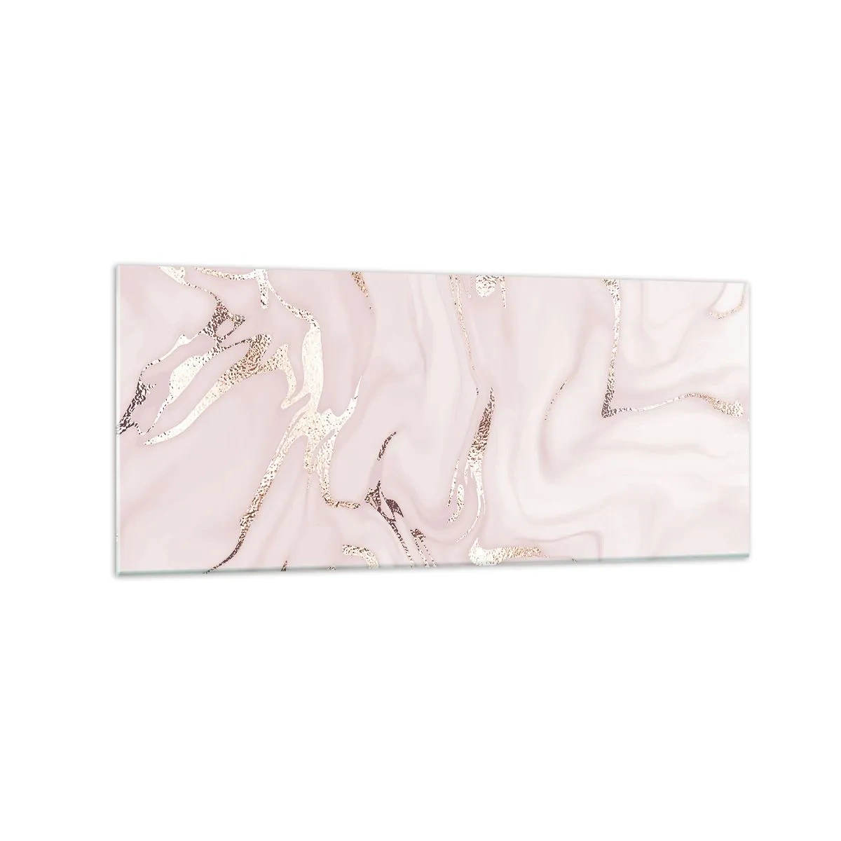 Schilderen op glas - In een roze sjaal - 120x50 cm