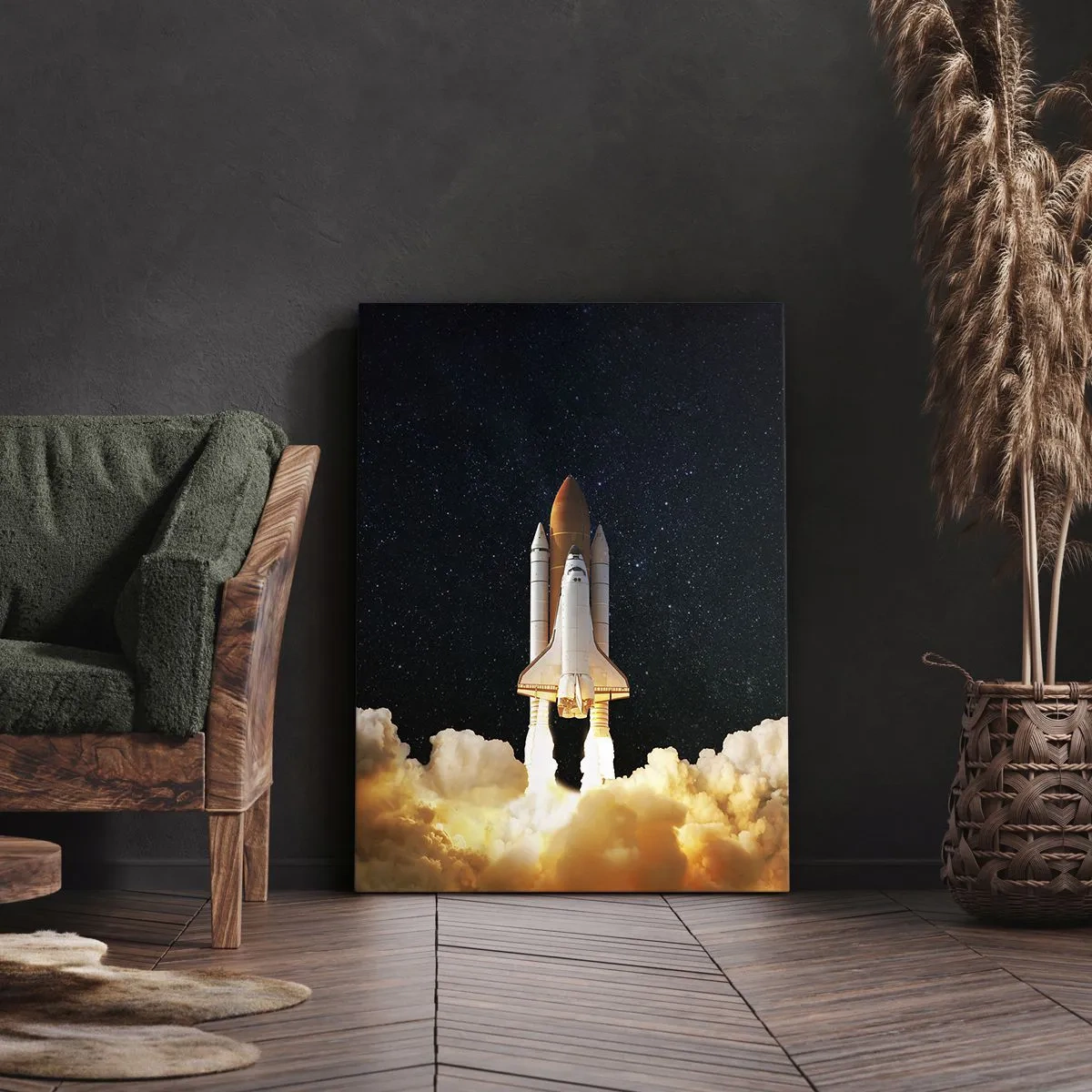 Schilderen op canvas - Advertentie astra! - 80x120 cm