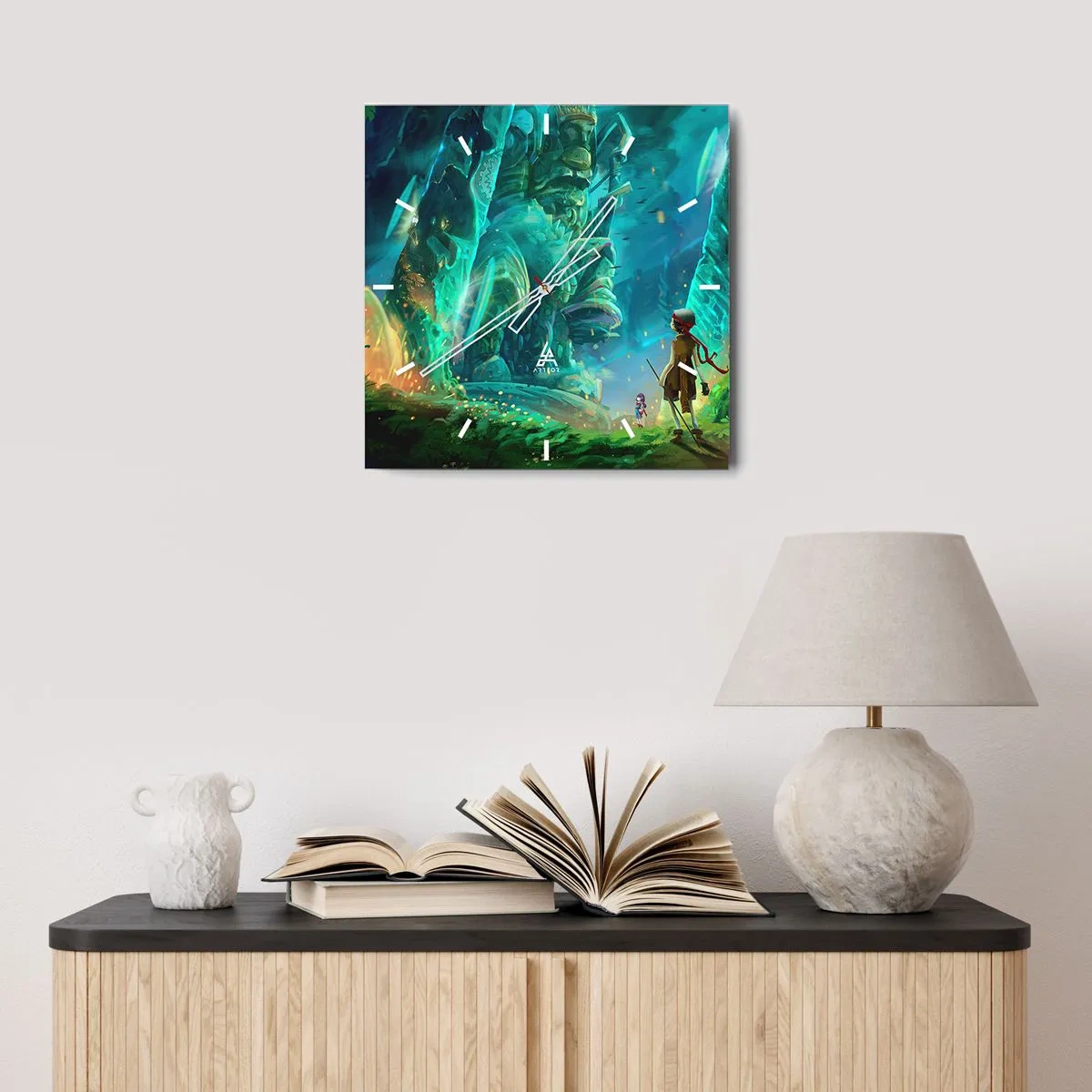 Wandklok - Klok - Uit het grote Sprookjesboek - 30x30 cm