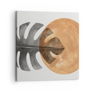 Schilderen op canvas - Altijd de zon - 70x70 cm