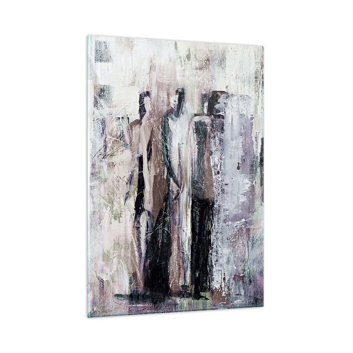 Schilderen op glas - De mysterieuze drie - 50x70 cm
