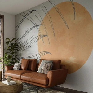 Zelfklevend Fotobehang Deluxe Sticker - Altijd naar de zon - Zon, Minimalisme, Deel - 500x350 cm