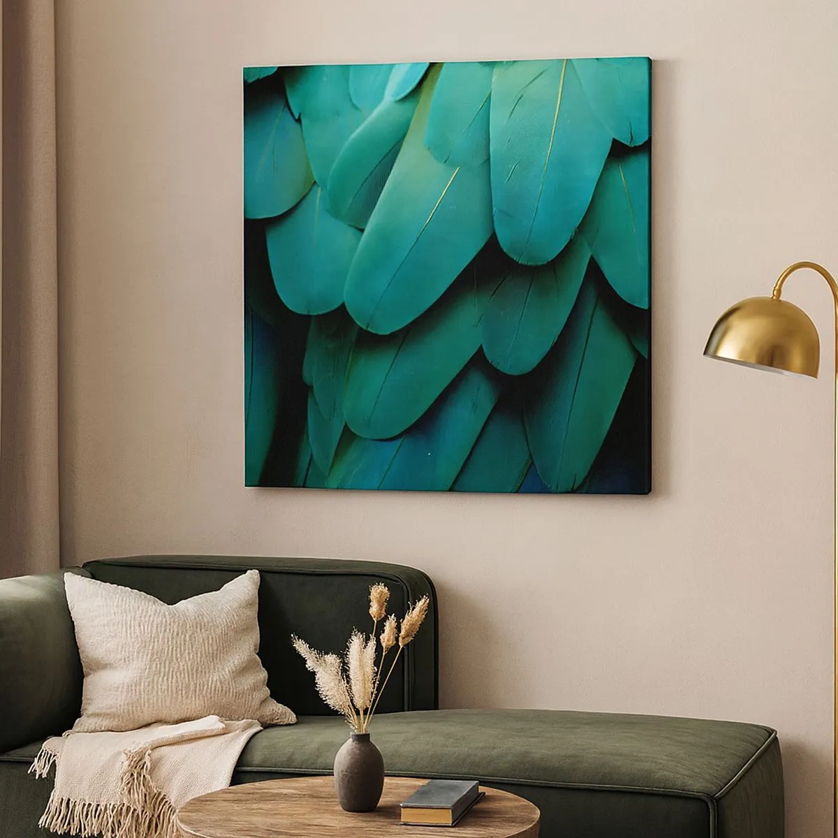 Schilderen op canvas - Papegaaiachtige precisie - 30x30 cm