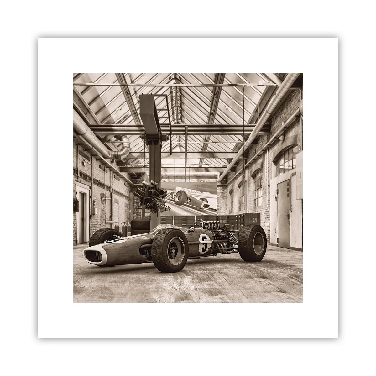 Poster - De rust van de winnaar - 30x30 cm
