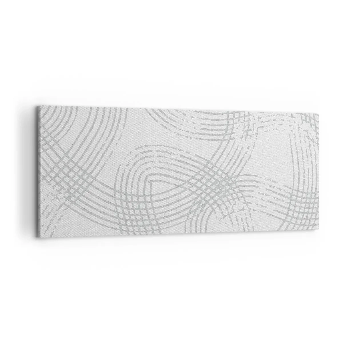 Schilderen op canvas - Er is geen rechte weg - 100x40 cm