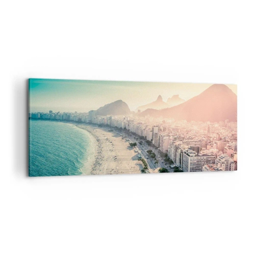 Schilderen op canvas - Eeuwige vakantie in Rio - 100x40 cm
