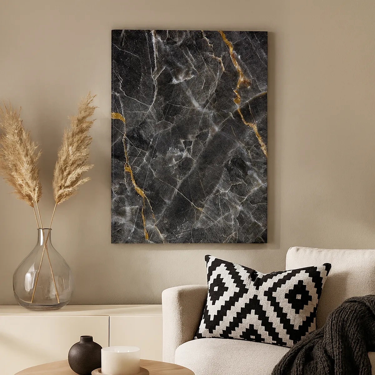 Schilderen op canvas - Het innerlijke leven van de steen - 50x70 cm