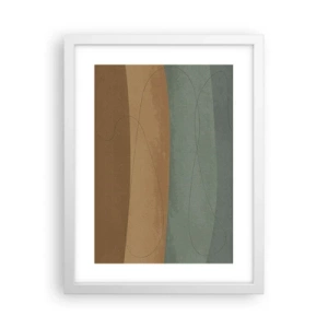 Poster in een witte lijst - Horizontale compositie - 30x40 cm