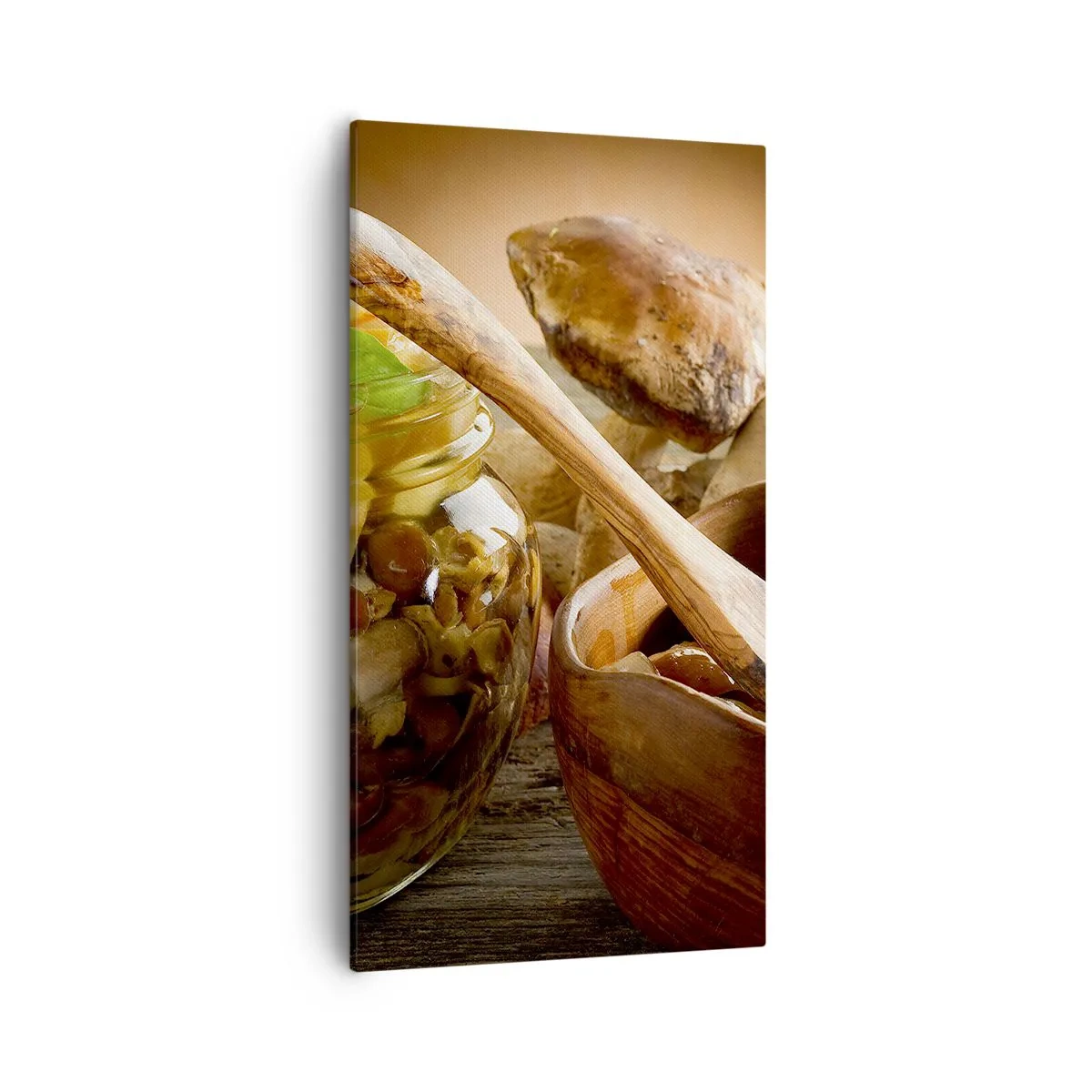 Schilderen op canvas - Of het nu vers of gezouten is, of in het herfstseizoen ... - 55x100 cm