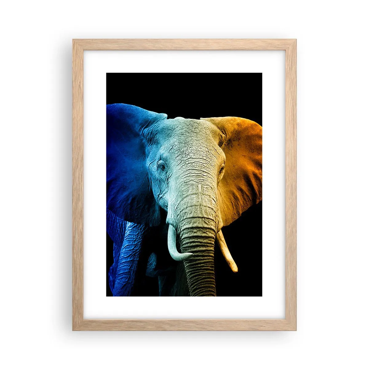 Een poster in een licht eiken lijst - Excentriek, niet raar - 30x40 cm