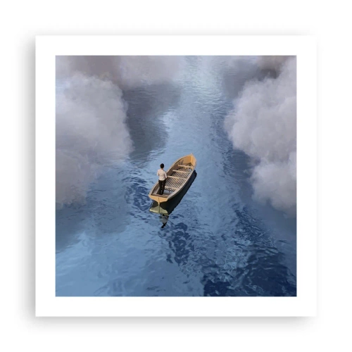 Poster - Leven – reis – onbekend - 50x50 cm