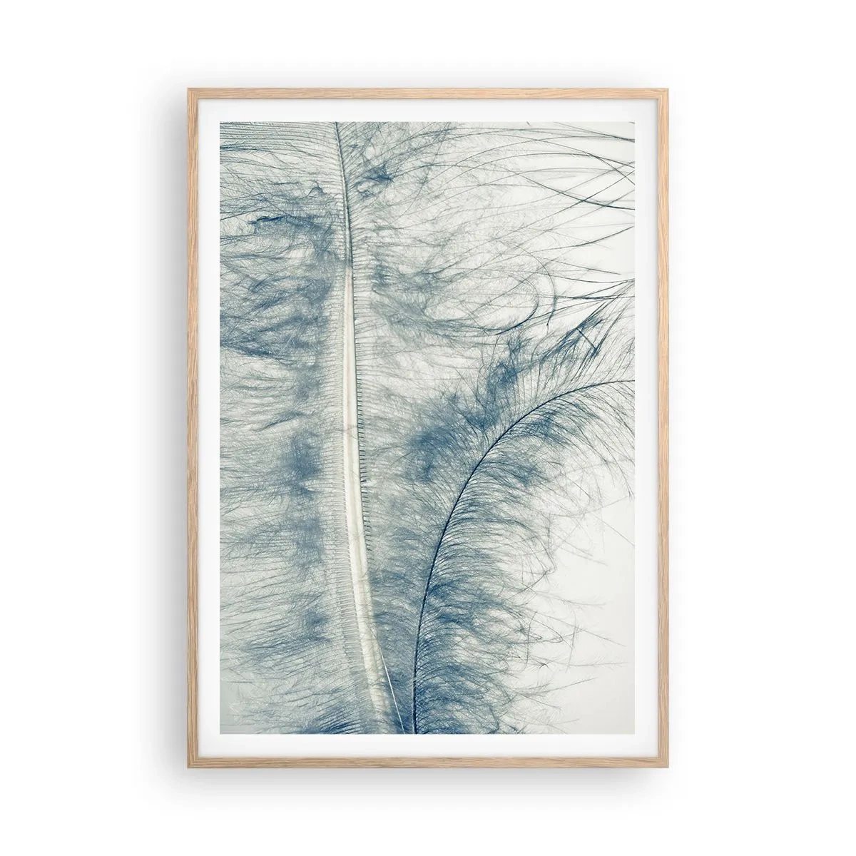 Een poster in een licht eiken lijst - Het gefluister van de natuur - 70x100 cm