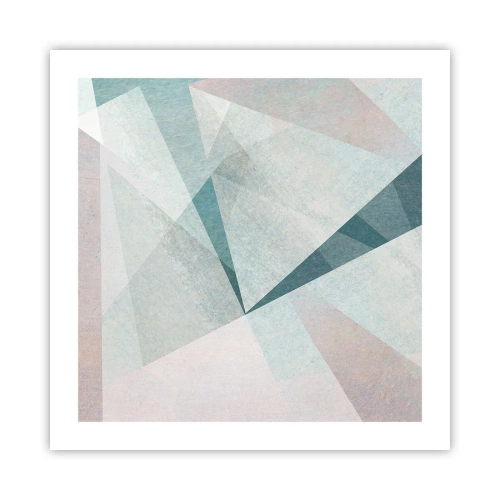 Poster - Makkelijk maar dynamisch - 50x50 cm