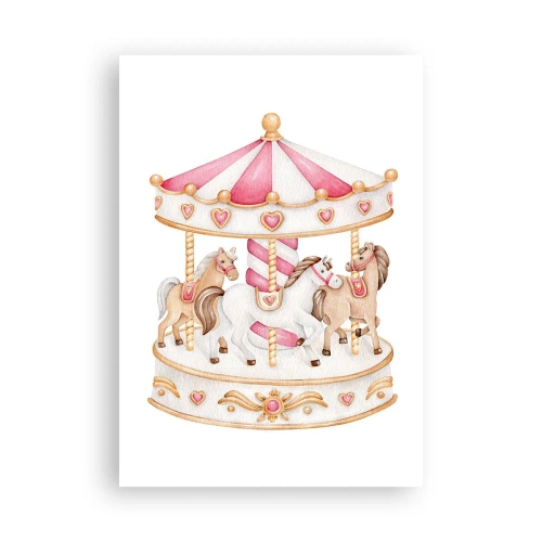Poster - De zoete kinderwereld - 70x100 cm
