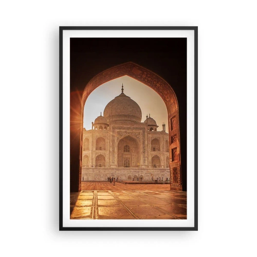 Poster in een zwarte lijst - Een monument voor onaardse liefde - 61x91 cm