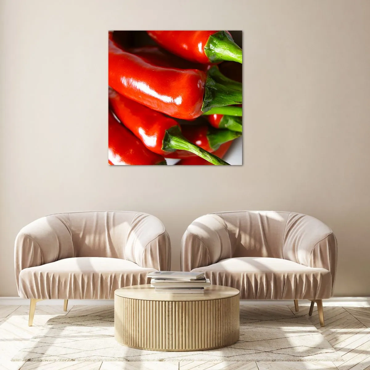Schilderen op glas - Sappig, glanzend, glad - 70x70 cm