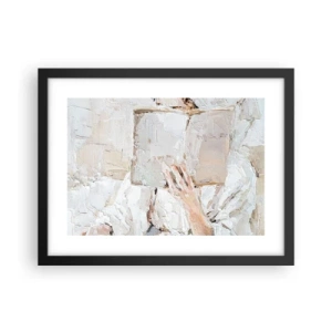 Poster in een zwarte lijst - In een andere wereld - 40x30 cm