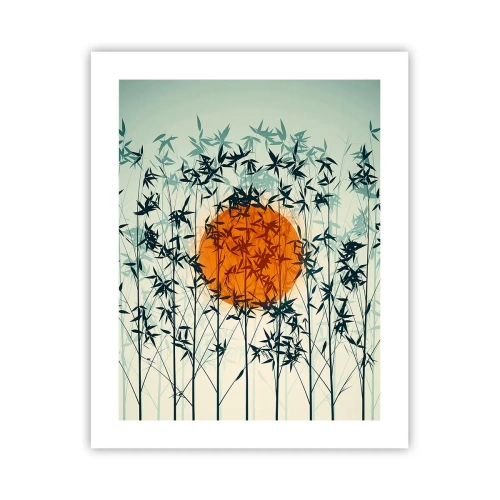 Poster - Japanse zon - 40x50 cm