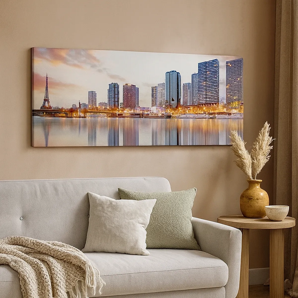 Schilderen op canvas - De monumentale rust van Parijs - 30x30 cm