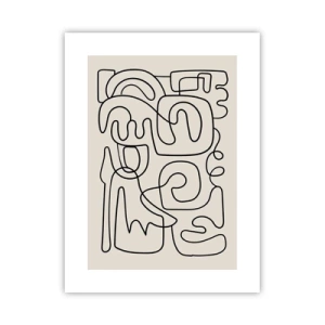 Poster - Volg het pad - 30x40 cm