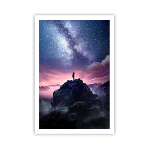 Poster - En hij voelde het leven - 61x91 cm