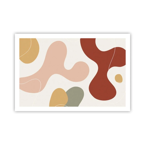 Poster - Kronkels of krullen? - 91x61 cm