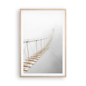 Een poster in een licht eiken lijst - Waar zal het je brengen? - 61x91 cm