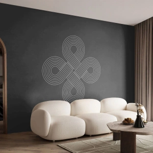 Zelfklevend Fotobehang Deluxe Sticker - In de Keltische geest - Abstractie, Deel, Minimalisme - 500x350 cm