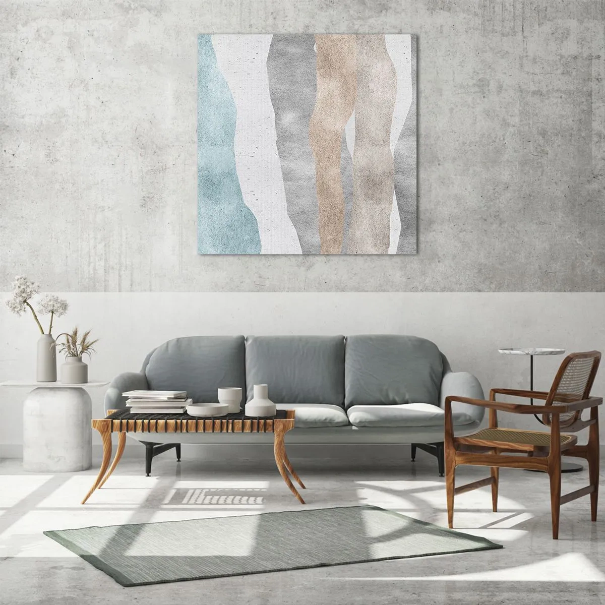 Schilderen op glas - Een studie van nabijheid - 60x60 cm