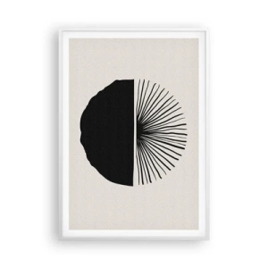 Poster in een witte lijst - Een scala aan mogelijkheden - 70x100 cm