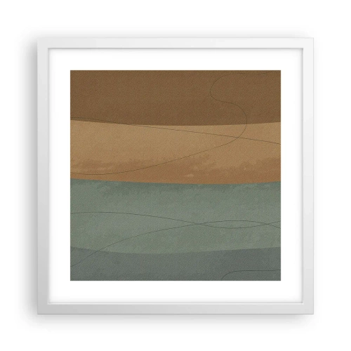 Poster in een witte lijst - Horizontale compositie - 40x40 cm