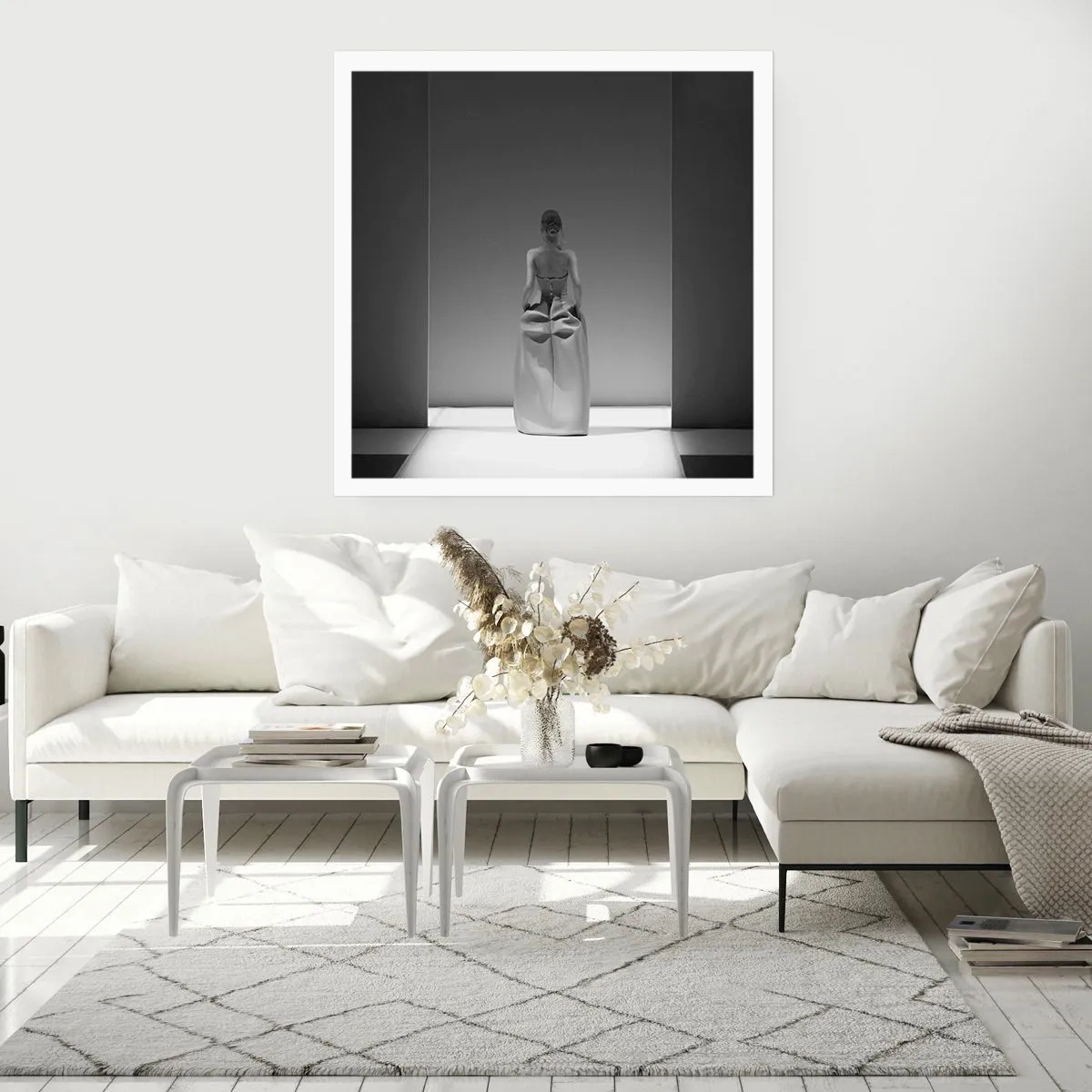 Poster - Verfijnde eenvoud - 30x30 cm