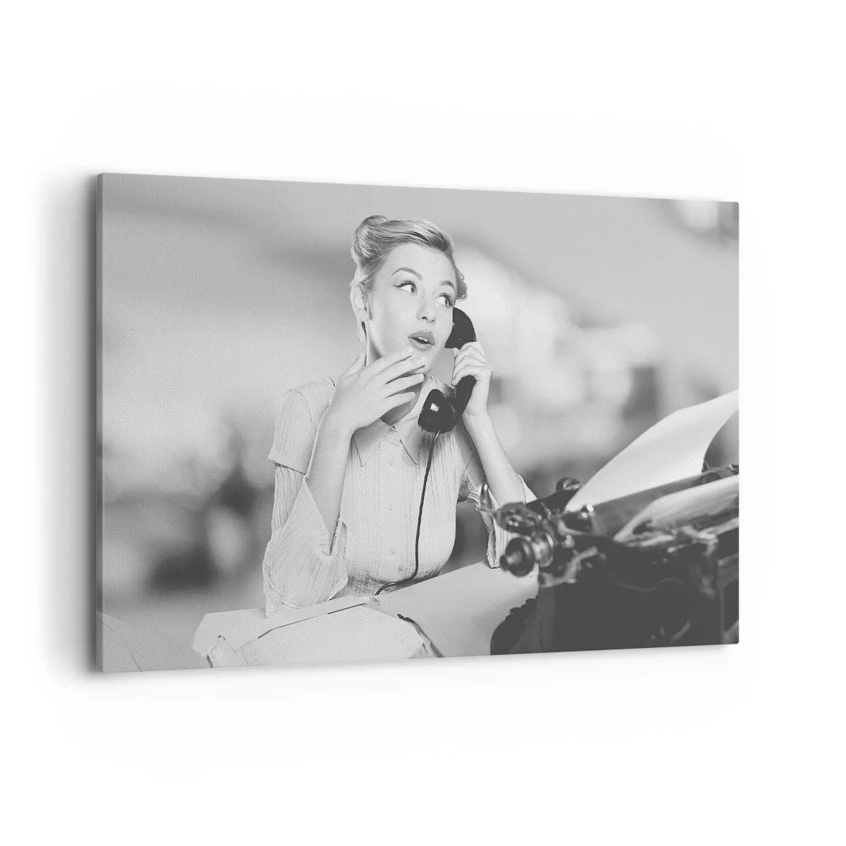 Schilderen op canvas - Hallo, het zijn de jaren 50. - 120x80 cm