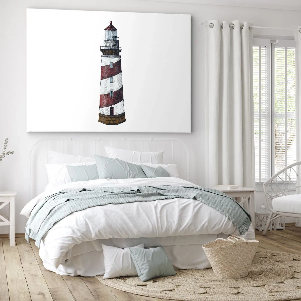 Schilderen op canvas - Altijd op zijn hoede - 120x80 cm